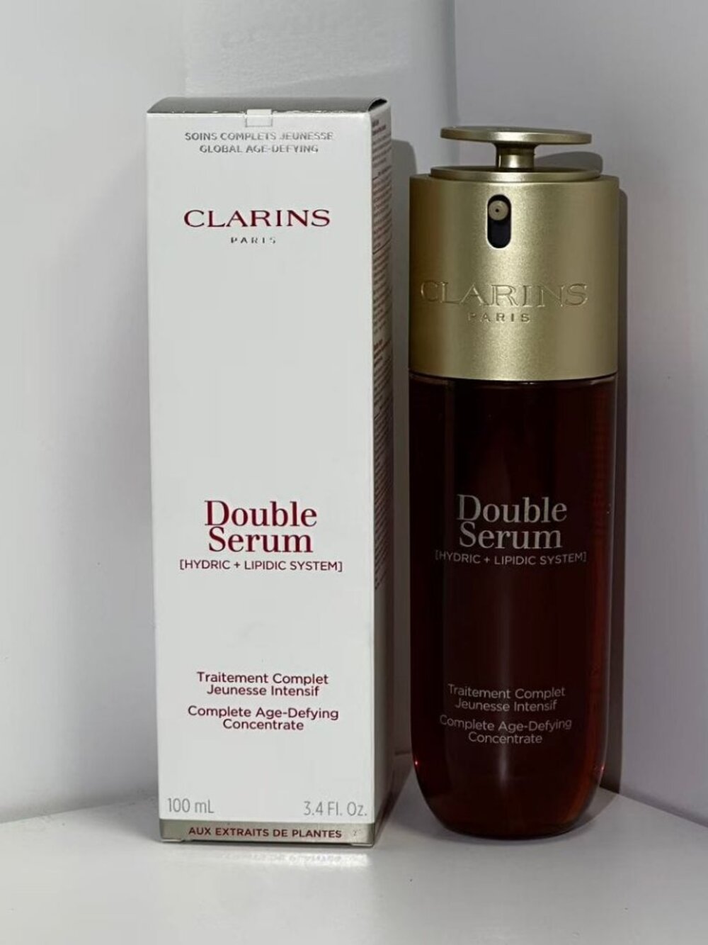 Clarins Double Serum Complete Age Control Concentrate 3.4 oz Unisex